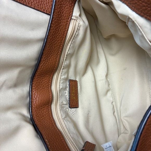 J.Crew Pebbled Leather Saddle Crossbody Bag - Picture 6 of 10